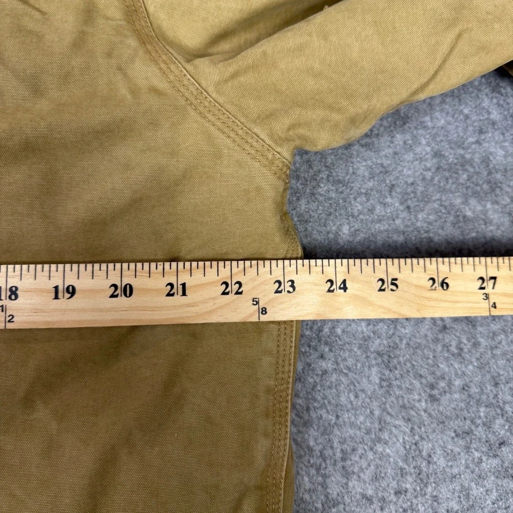American Eagle Outfitters Mens Tan Canvas Workwear Jacket Corduroy Collar Large
